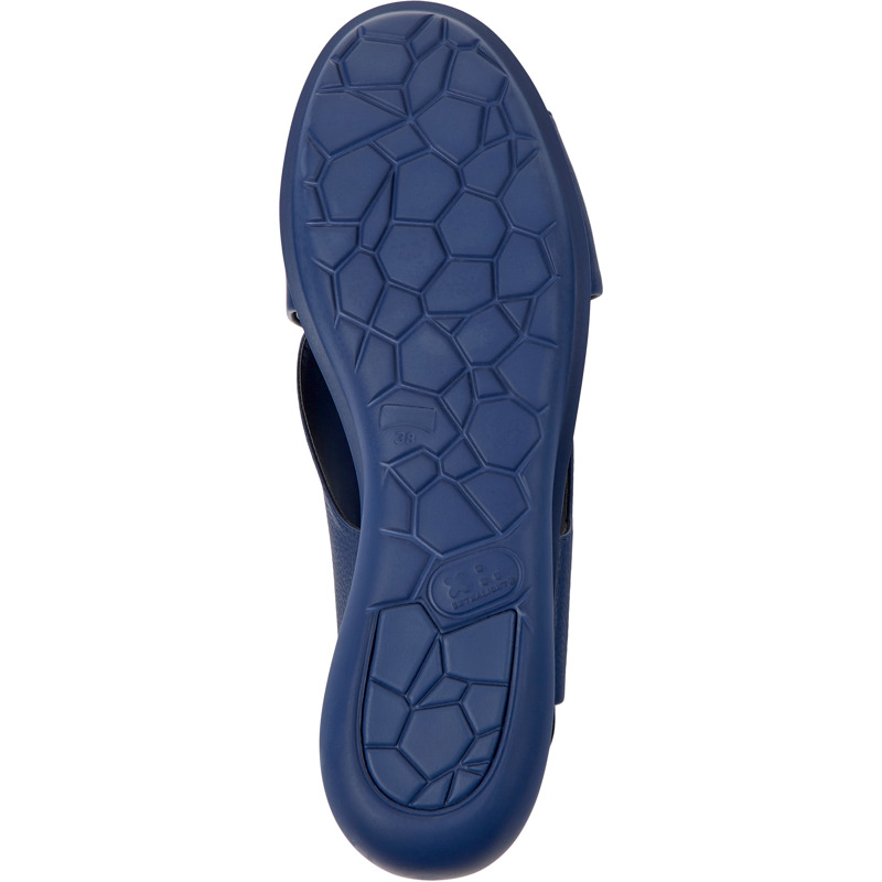 CAMPER Balloon - Sandals For Women - Blue, Size 40, Smooth Leather