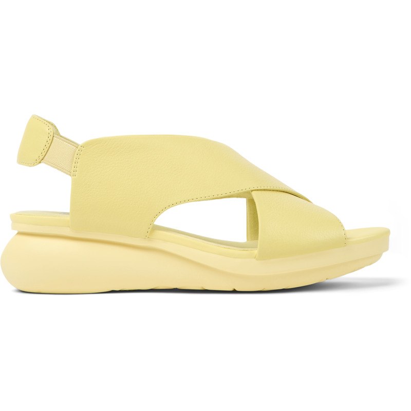 CAMPER Balloon - Sandalias para Mujer - Amarillo, talla 35, Piel Lisa