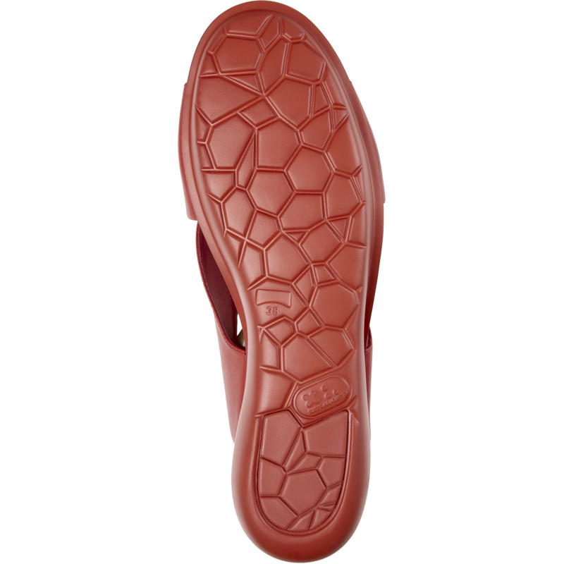 Camper Balloon - Sandals For Women - Red, Size 37, Smooth Leather