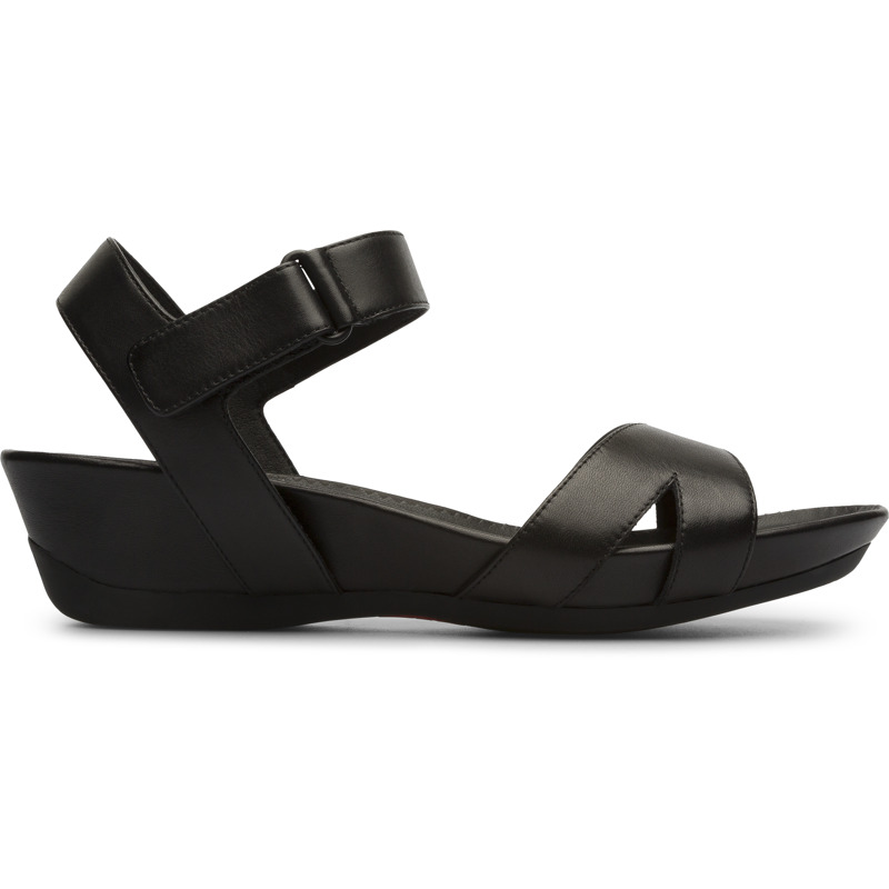 CAMPER Micro - Sandals For Women - Black, Size 36, Smooth Leather