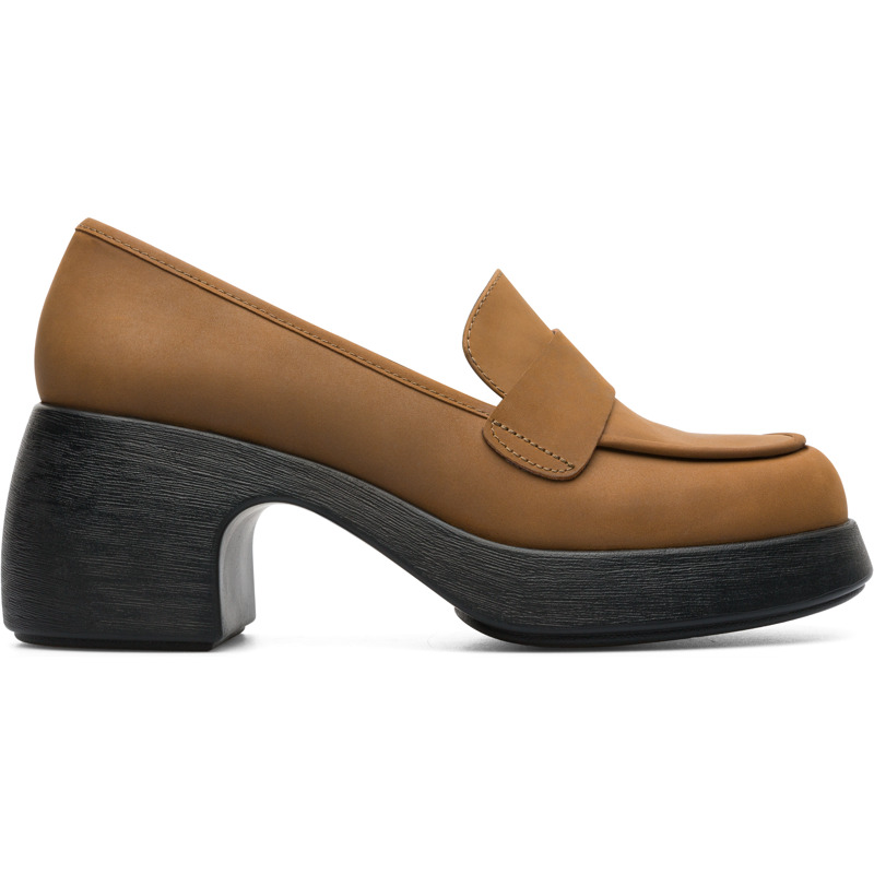 CAMPER Thelma - Formal shoes for Women - Brown, Suede - K200494