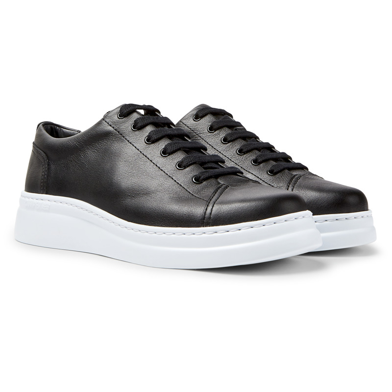 CAMPER Runner Up - Sneakers For Women - Black, Size 36, Smooth Leather