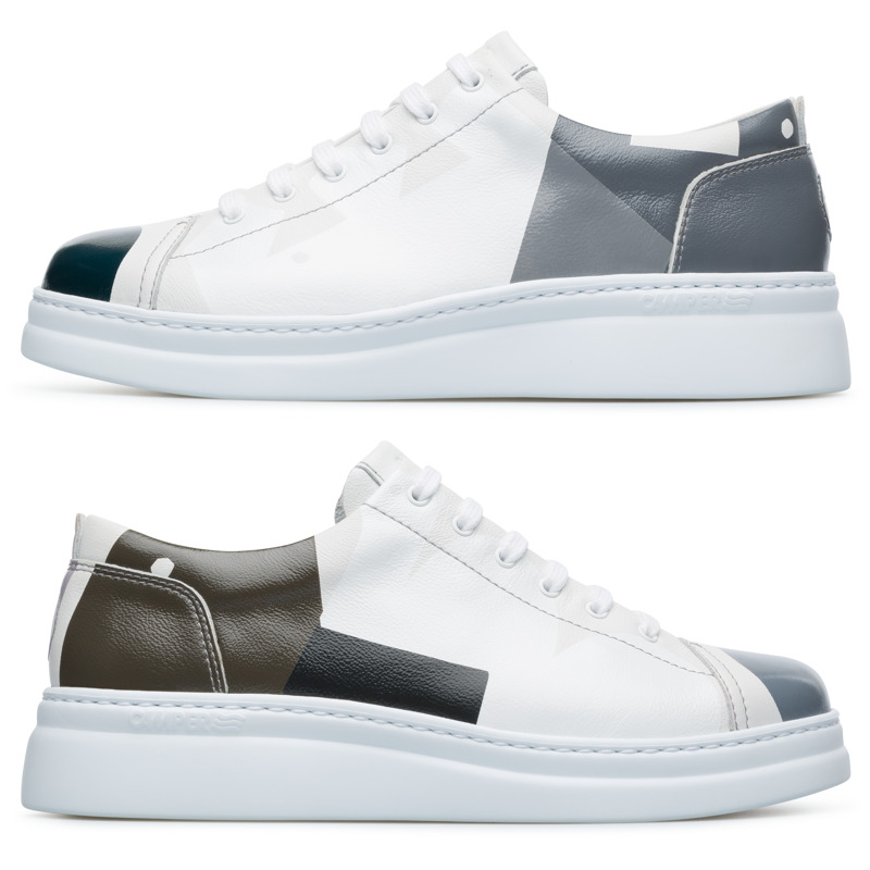 CAMPER Camper & Masaru Suzuki - Zapatillas para Mujer - Blanco,Negro,Gris, talla 35, Piel Lisa