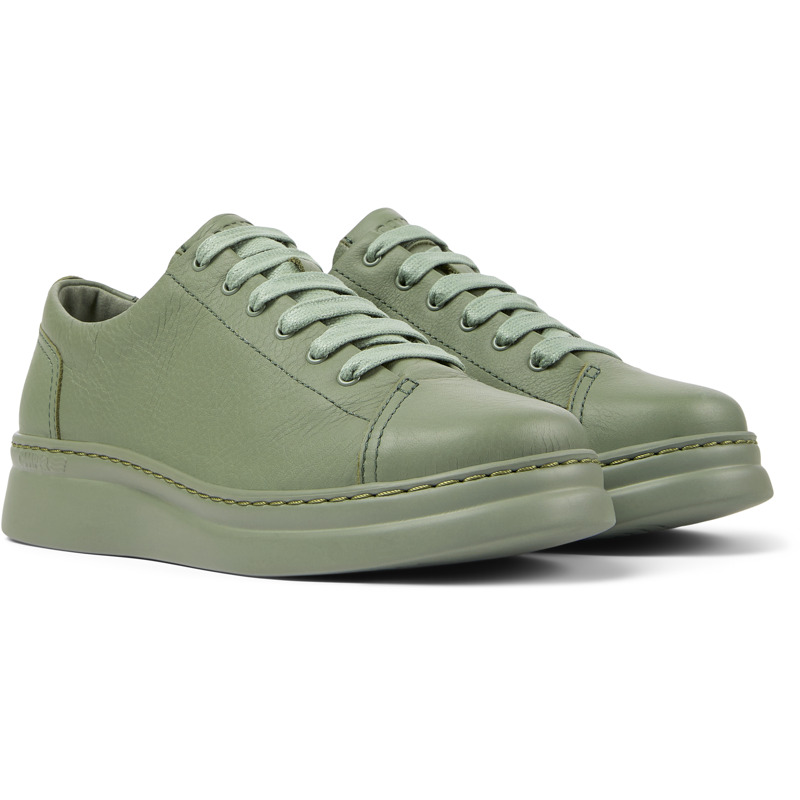 Camper Runner Up - Sneakers For Women - Green, Size 38, Smooth Leather
