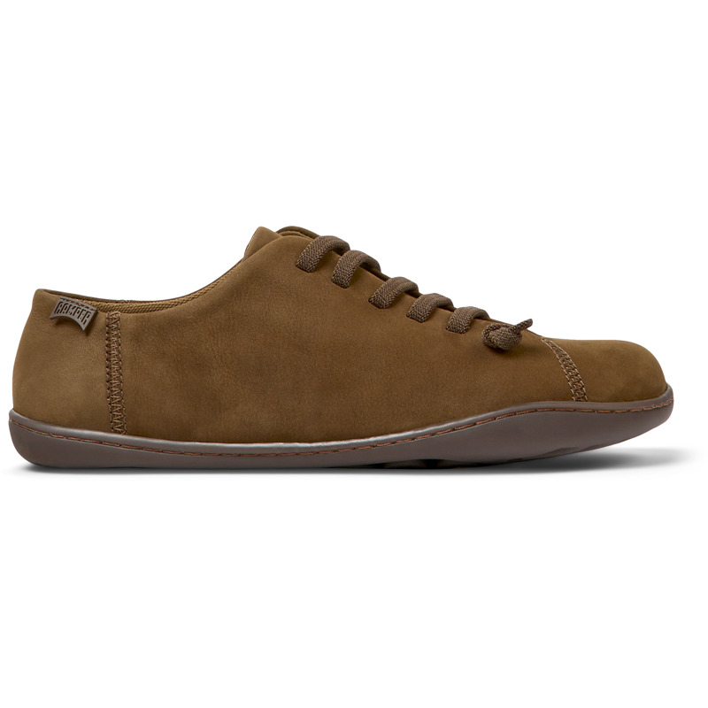 Camper Peu - Lace-Up For Women - Brown, Size 40, Suede
