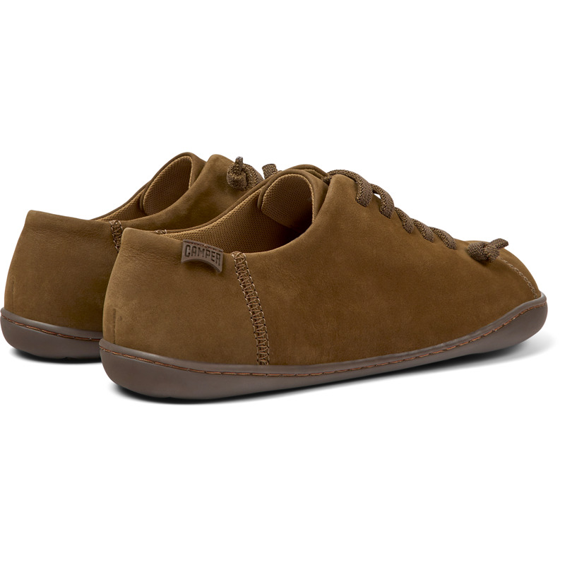 CAMPER Peu - Lace-up For Women - Brown, Size 36, Suede