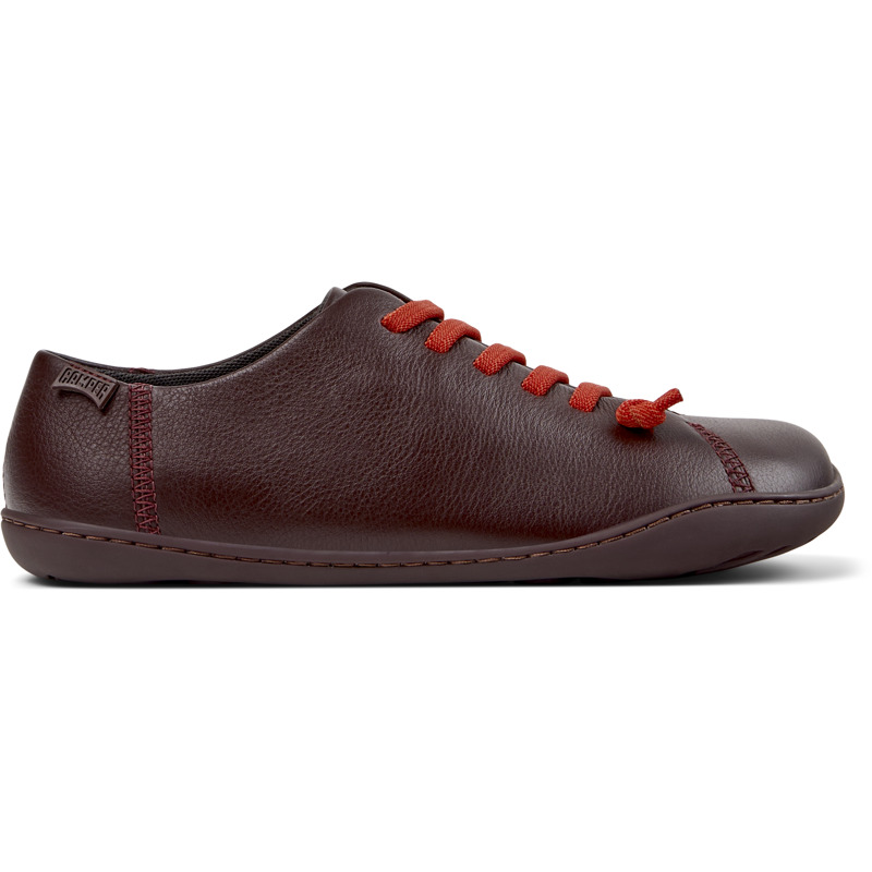 CAMPER Peu - Casual para Mujer - Burdeos, talla 38, Piel Lisa