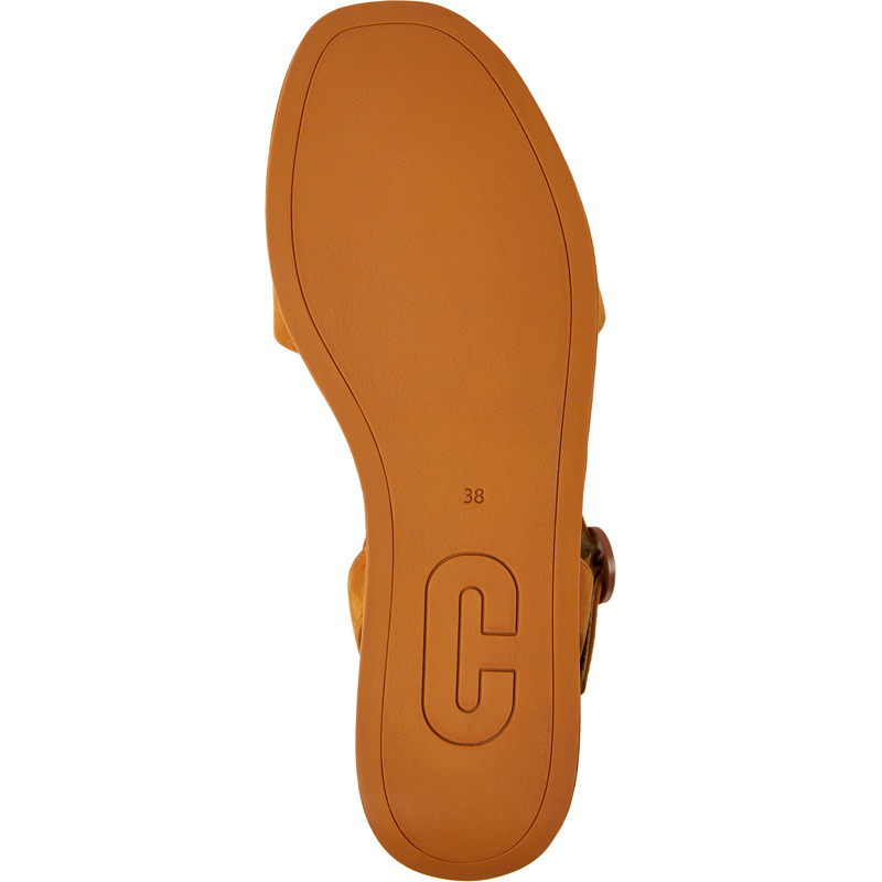 CAMPER Misia - Sandalen Für Damen - Braun, Größe 37, Veloursleder