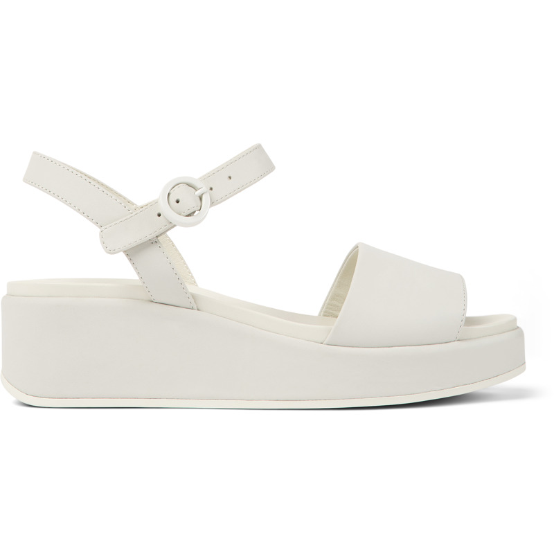 CAMPER Misia - Sandalias para Mujer - Blanco, talla 38, Piel Lisa