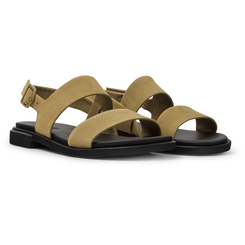 Camper Edy - Sandals For Women - Brown, Size 38, Suede