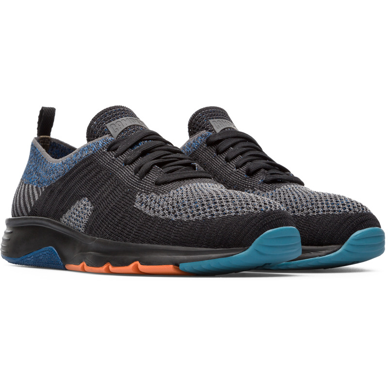 CAMPER Drift - Sneakers Για Γυναικεία - Μαύρο,Γκρι,Μπλε, Μέγεθος 41, Cotton fabric