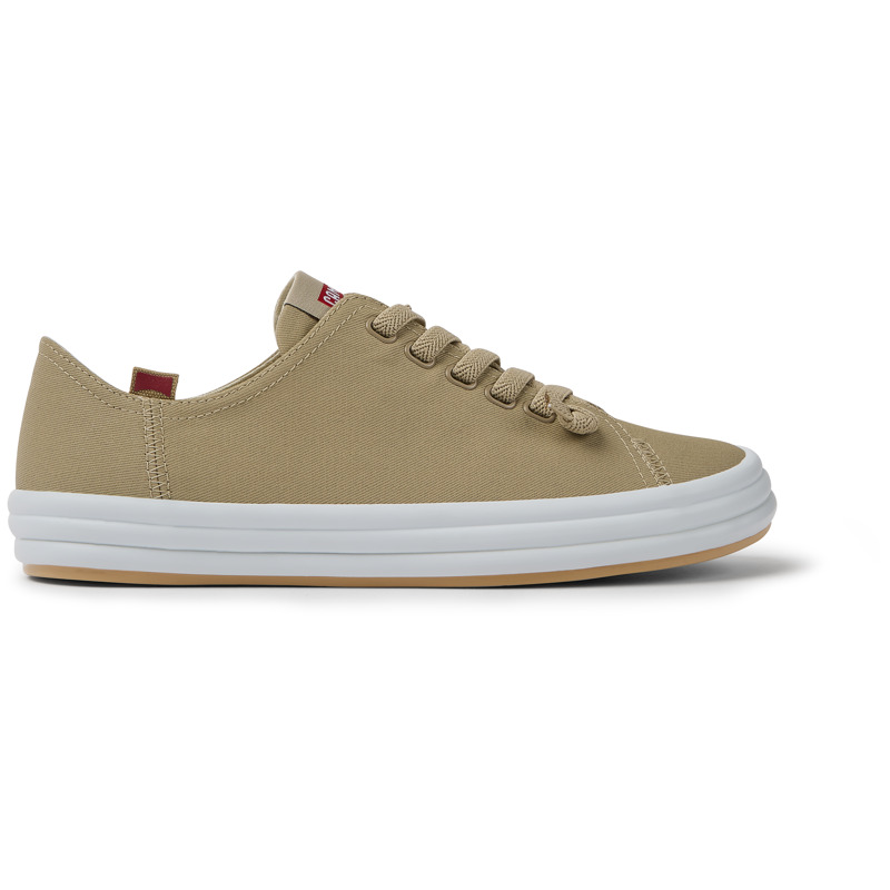 CAMPER Hoops - Sneakers For Women - Beige, Size 40, Cotton Fabric