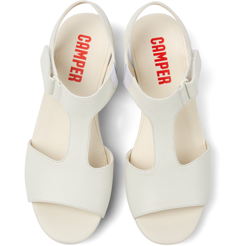 CAMPER Balloon - Sandals For Women - White, Size 36, Smooth Leather