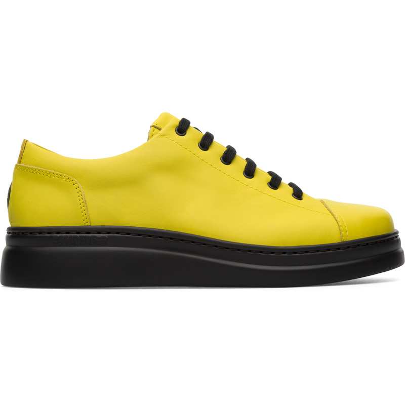 CAMPER Runner Up - Zapatillas para Mujer - Amarillo, talla 35, Piel Lisa