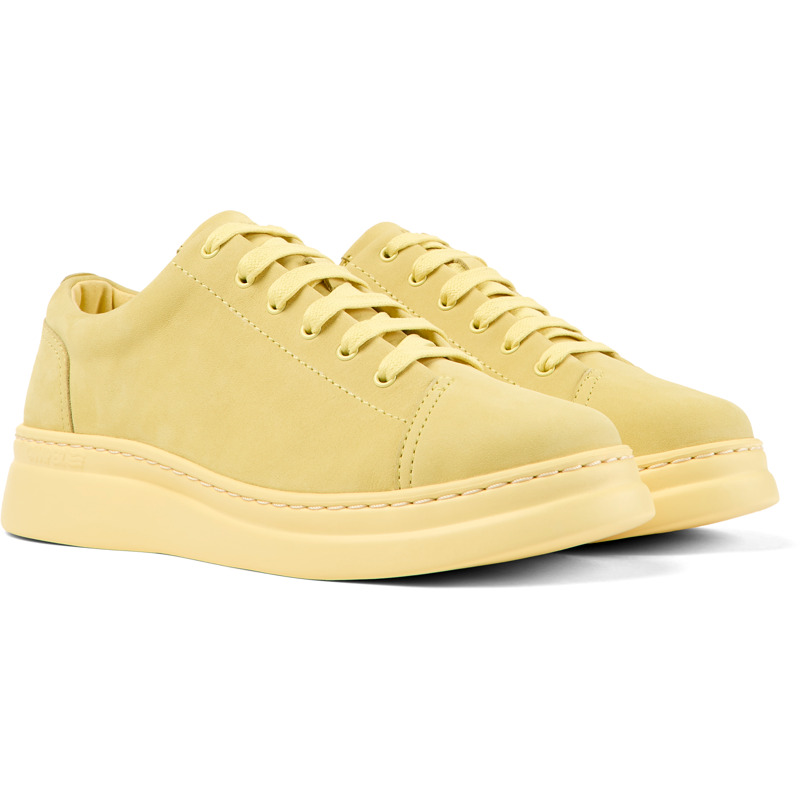 Camper Runner Up - Sneakers For Women - Yellow, Size 42, Suede