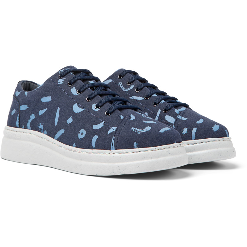Camper Runner Up - Sneakers For Women - Blue, Size 39, Suede