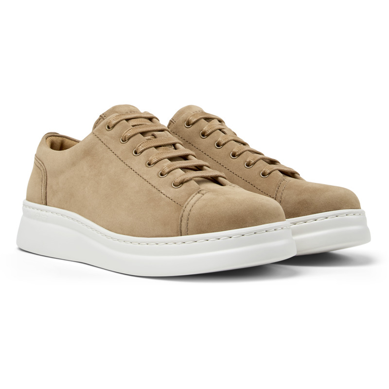 CAMPER Runner Up - Sneaker Für Damen - Braun, Größe 41, Veloursleder