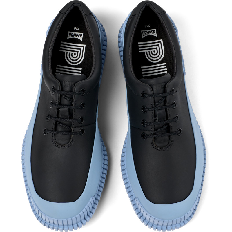 CAMPER Pix - Elegante Schuhe Für Damen - Schwarz,Blau, Größe 35, Glattleder