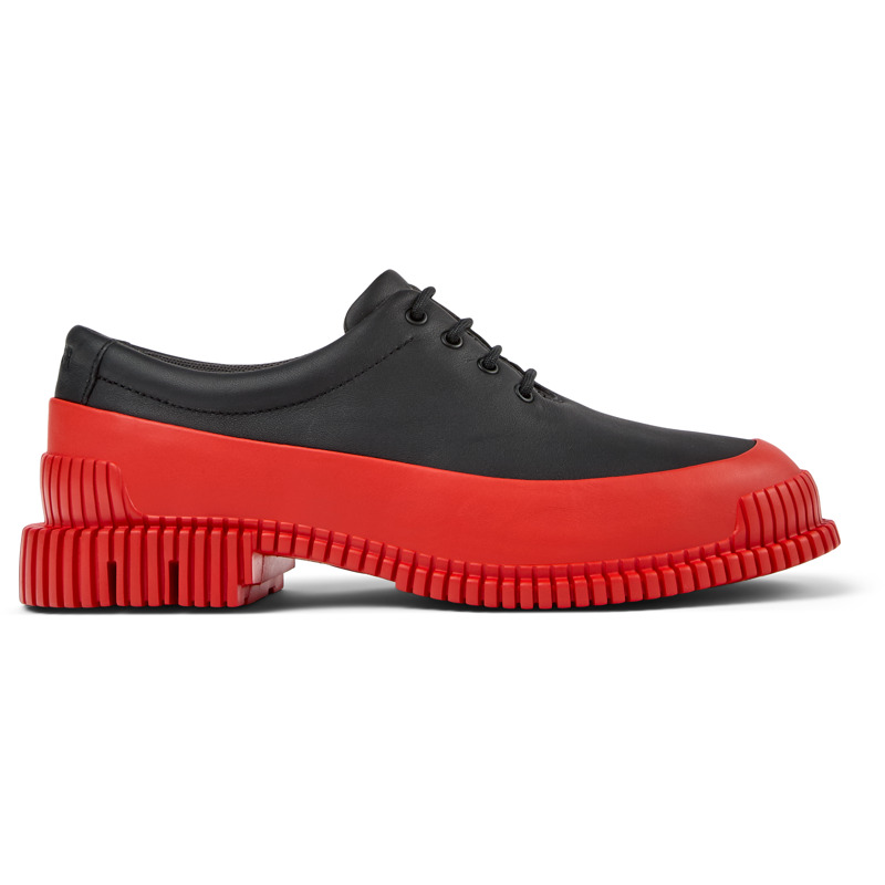 CAMPER Pix - Elegante Schuhe Für Damen - Schwarz,Rot, Größe 42, Glattleder