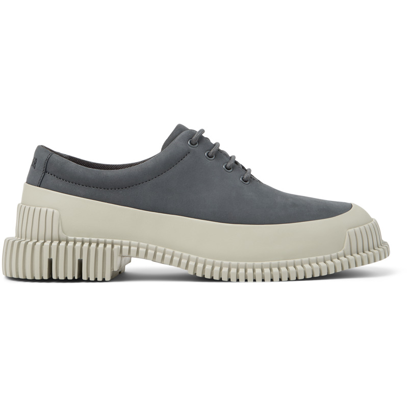 Camper Pix Lace-up Chunky Oxford Shoes In Gray