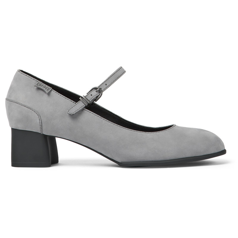 CAMPER Katie - Elegante Schuhe Für Damen - Grau, Größe 35, Veloursleder
