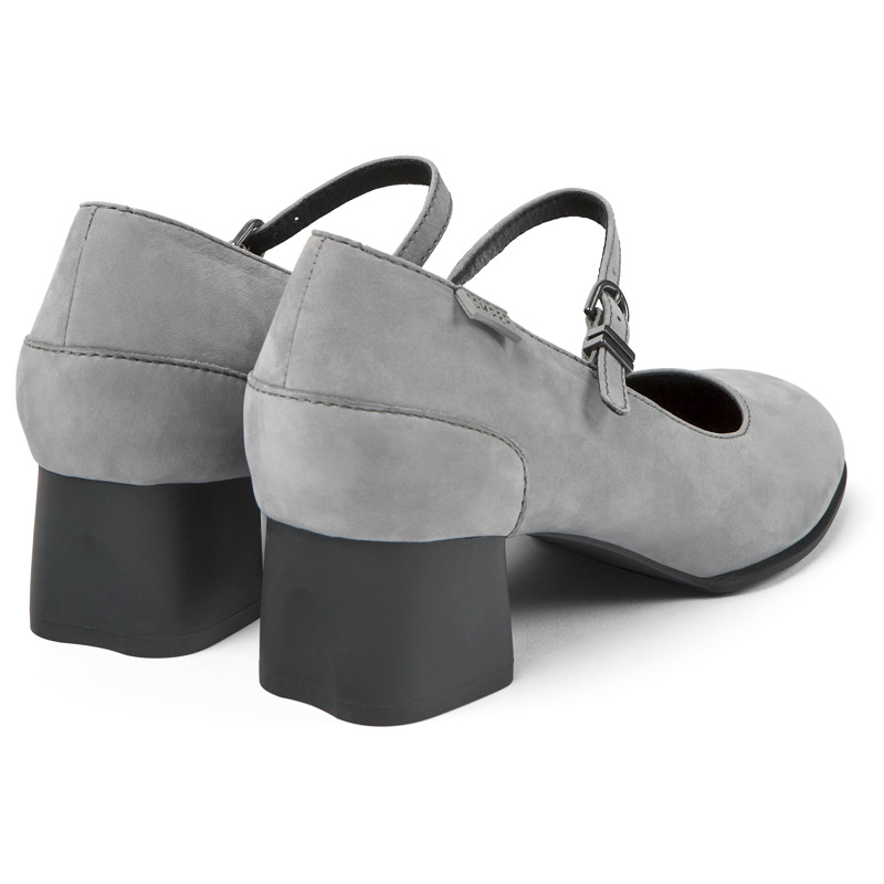 CAMPER Katie - Elegante Schuhe Für Damen - Grau, Größe 37, Veloursleder