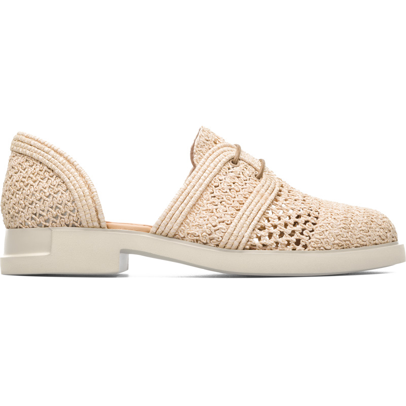 CAMPER Iman - Zapatos de vestir para Mujer - Beige, talla 35, Textil