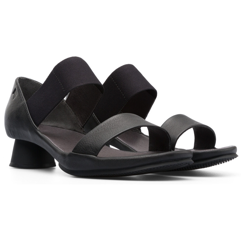 CAMPER Alright - Sandals For Women - Black, Size 38, Smooth Leather