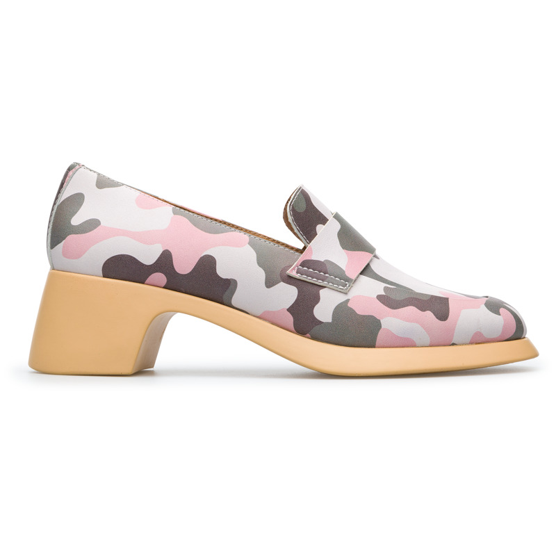 Camper Ssense & Petra Collins - Formal Shoes For Women - Green, Pink, White, Size 35, Smooth Leather