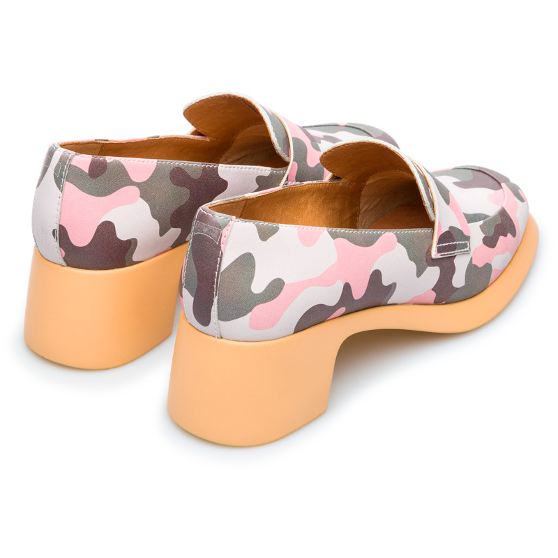 Camper Ssense & Petra Collins - Formal Shoes For Women - Green, Pink, White, Size 35, Smooth Leather