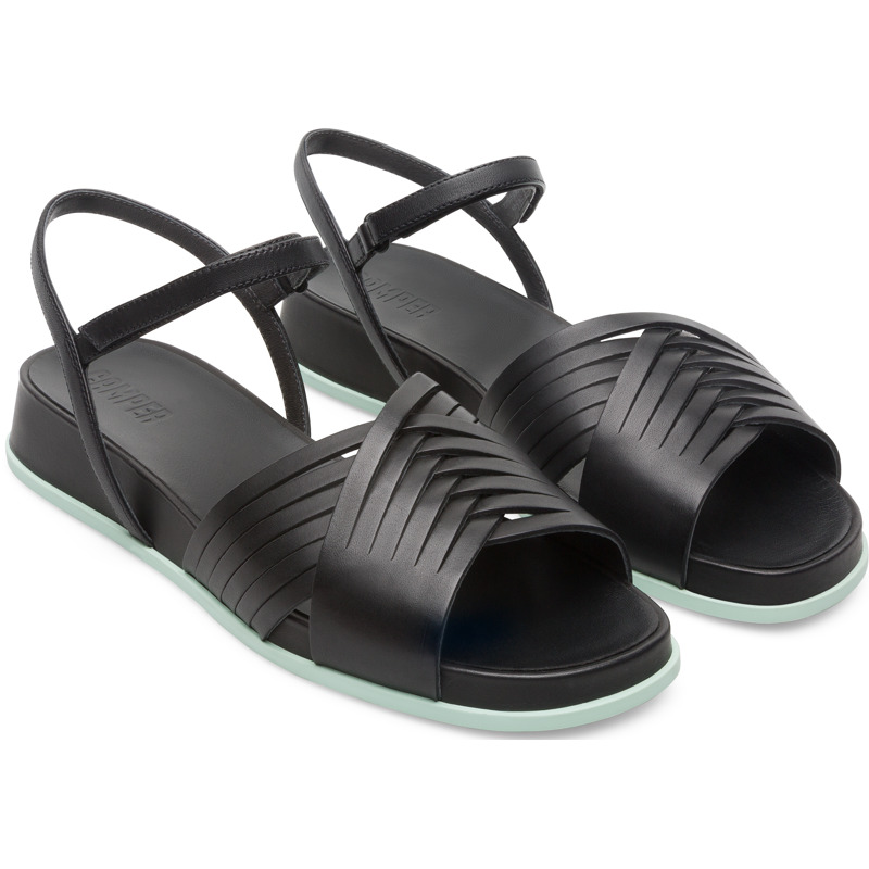 CAMPER Atonik - Sandals For Women - Black, Size 35, Smooth Leather
