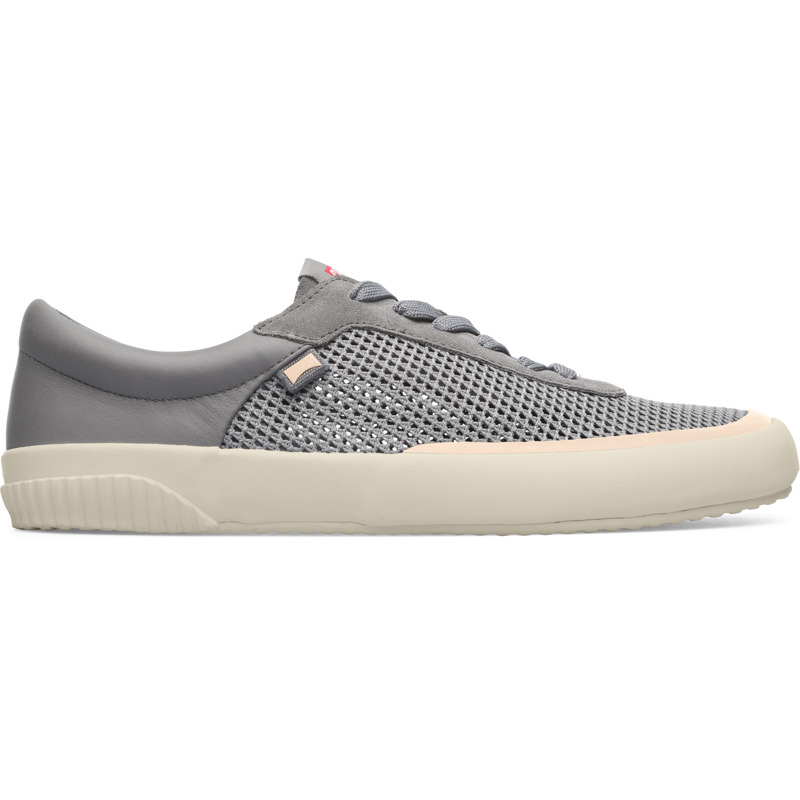 CAMPER Peu Rambla - Zapatillas para Mujer - Gris, talla 40, Textil/Piel Vuelta