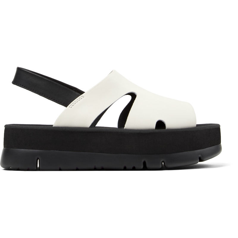 Camper Oruga Up - Sandals For Women - White, Size 41, Smooth Leather