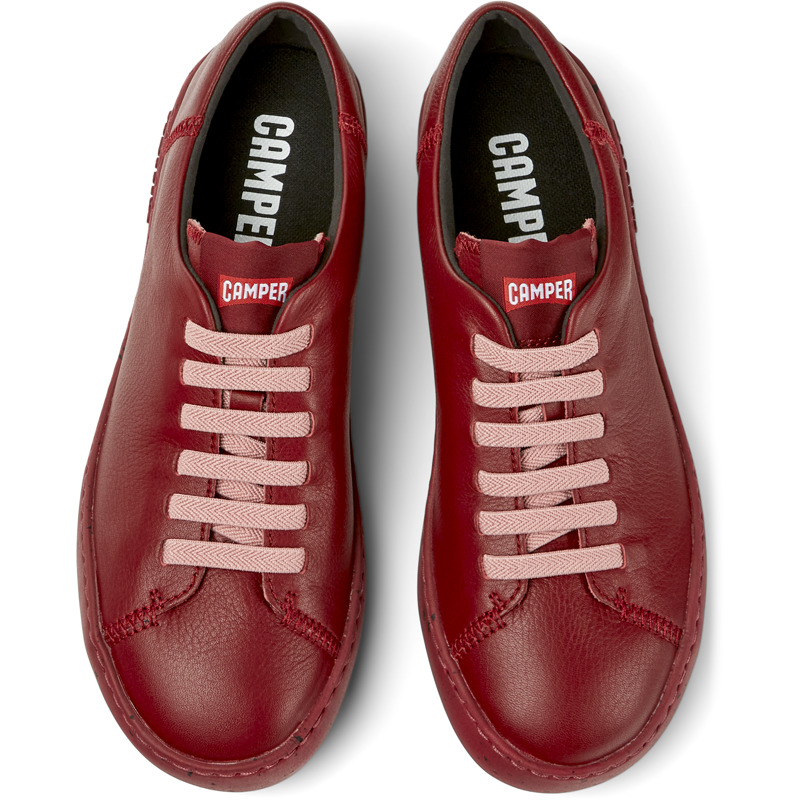 CAMPER Peu Touring - Sneakers For Women - Burgundy, Size 39, Smooth Leather