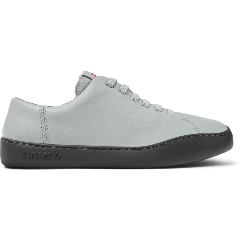 Camper Peu Touring Leather Lace-up Sneakers In Gray