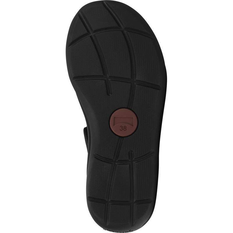Camper Match - Sandals For Women - Black, Size 37, Cotton Fabric