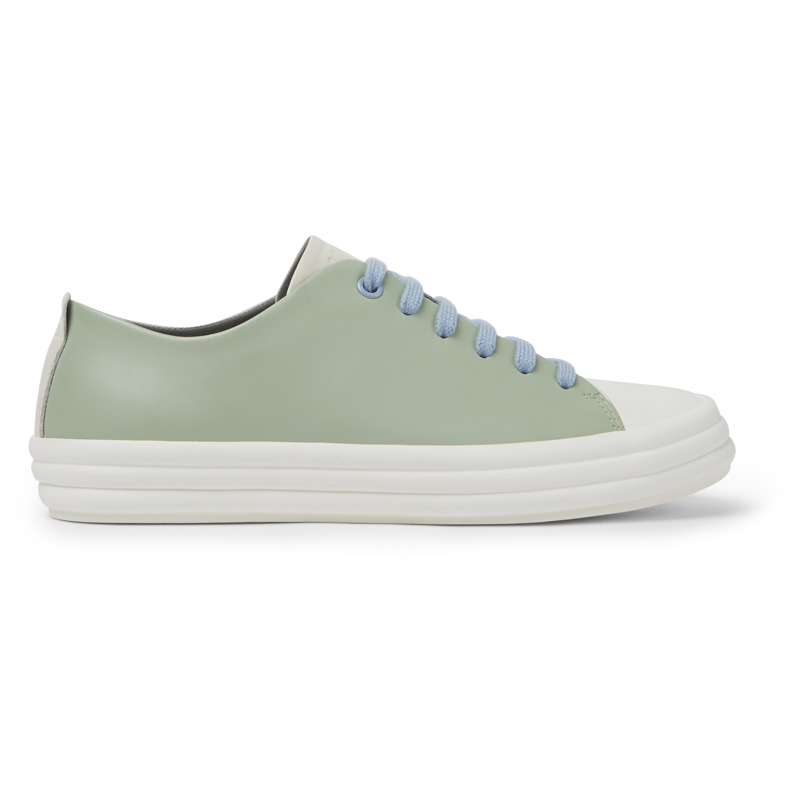 CAMPER Twins - Zapatillas para Mujer - Blanco,Verde,Azul, talla 35, Piel Lisa