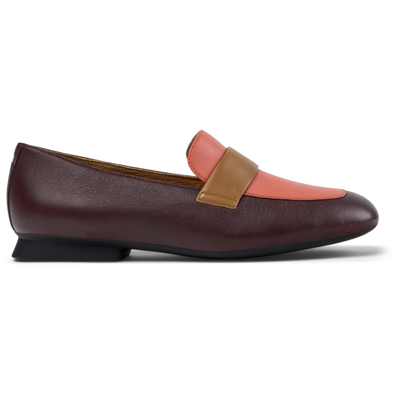 CAMPER Twins - Zapatos de vestir para Mujer - Burdeos,Naranja,Marron, talla 37, Piel Lisa