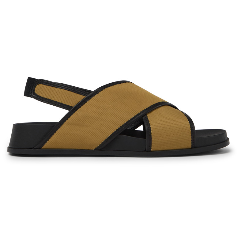 CAMPER Twins - Sandalias para Mujer - Marron, talla 38, Textil/Piel Lisa