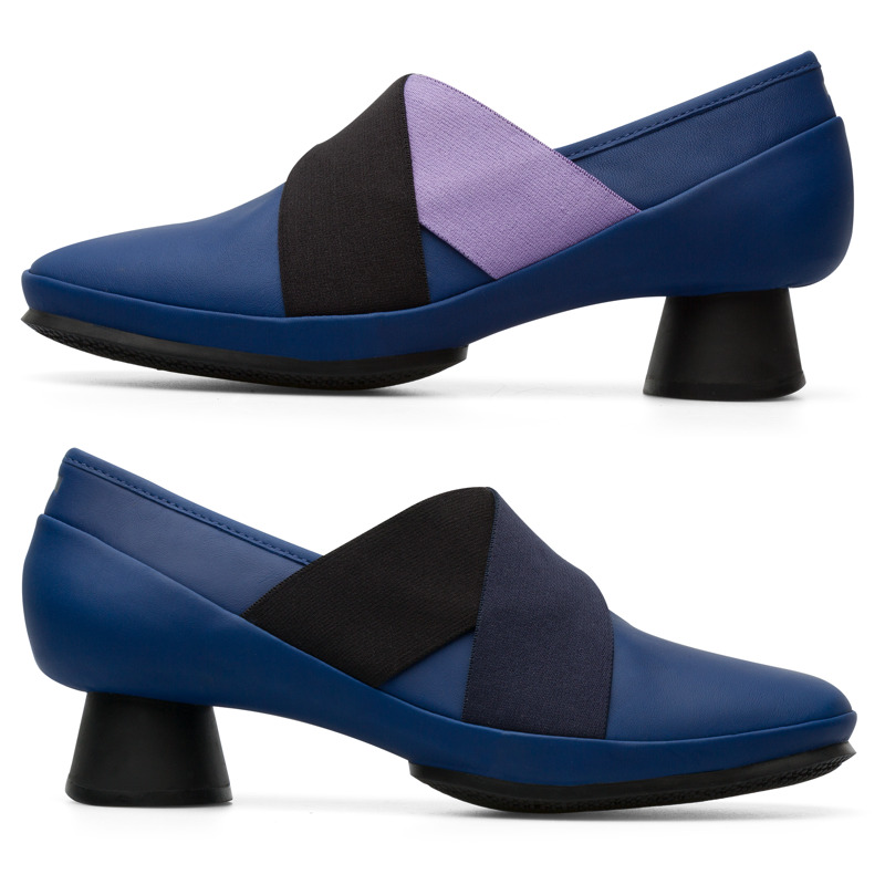 CAMPER Twins - Zapatos de vestir para Mujer - Azul,Violeta,Negro, talla 35, Piel Lisa
