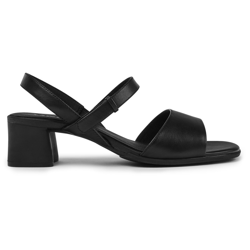 Camper Katie - Sandals For Women - Black, Size 38, Smooth Leather
