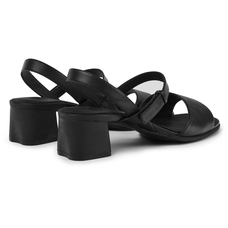 Camper Katie - Sandals For Women - Black, Size 38, Smooth Leather