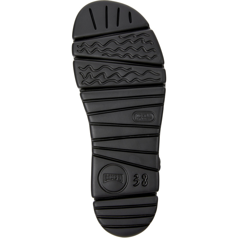 Camper Oruga - Sandals For Women - Black, Size 42, Smooth Leather