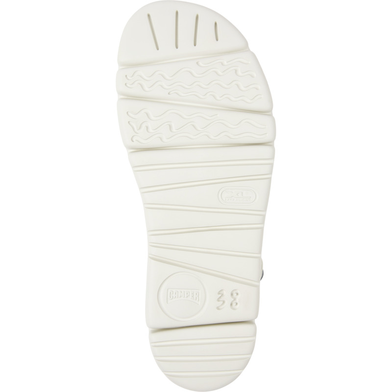 CAMPER Oruga - Sandalias Para Mujer - Blanco, Talla 39, Piel Lisa