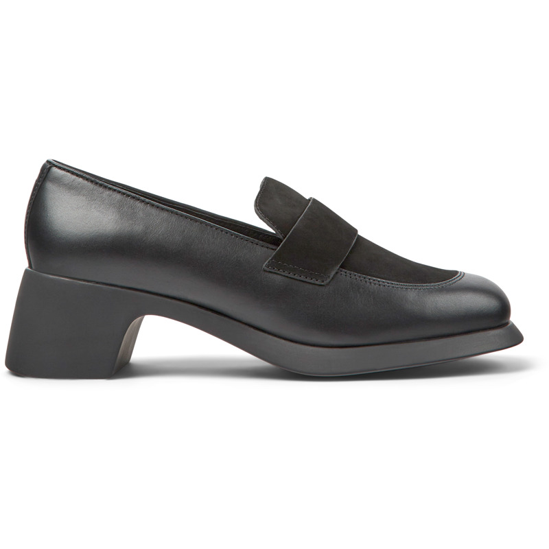 CAMPER Twins - Loafers For Women - Black, Size 36, Smooth Leather