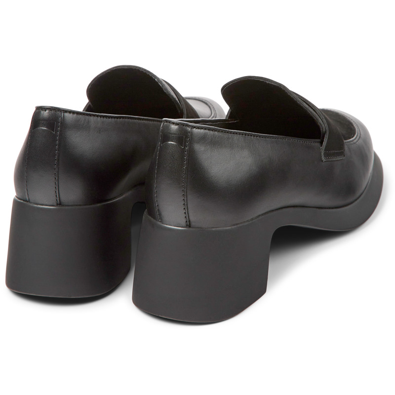 CAMPER Twins - Loafers For Women - Black, Size 38, Smooth Leather