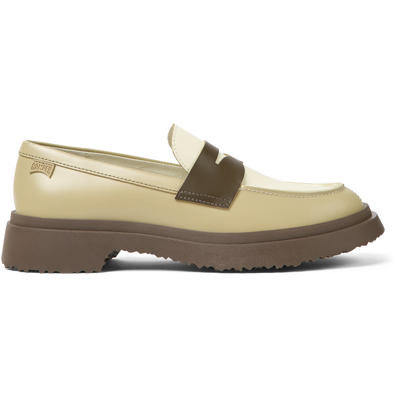 CAMPER Twins - Zapatos de vestir para Mujer - Beige,Blanco,Marron, talla 35, Piel Lisa