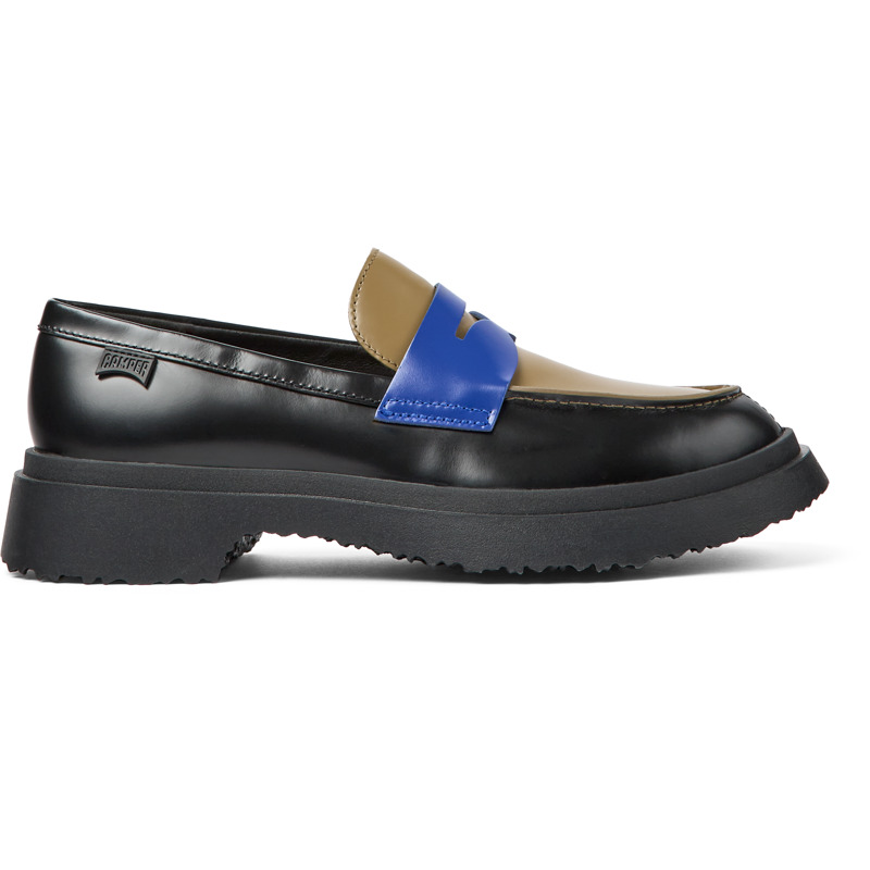 CAMPER Twins - Elegante Schuhe Für Damen - Schwarz,Braun ,Blau, Größe 38, Glattleder