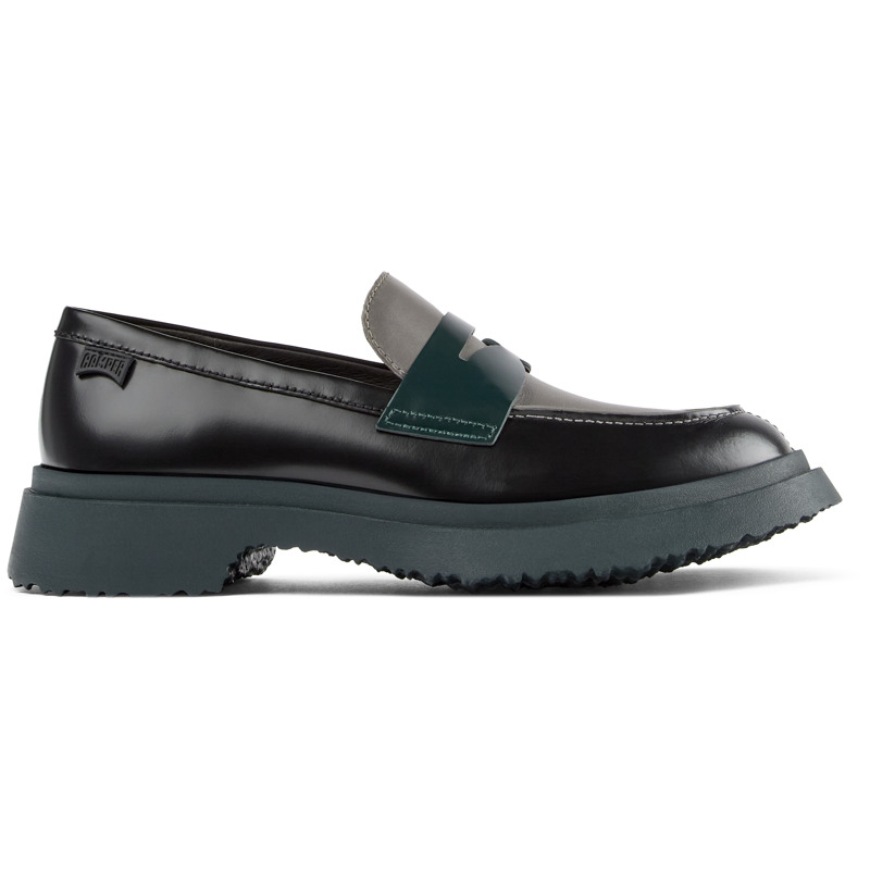 CAMPER Twins - Elegante Schuhe Für Damen - Schwarz,Grau,Grün, Größe 39, Glattleder