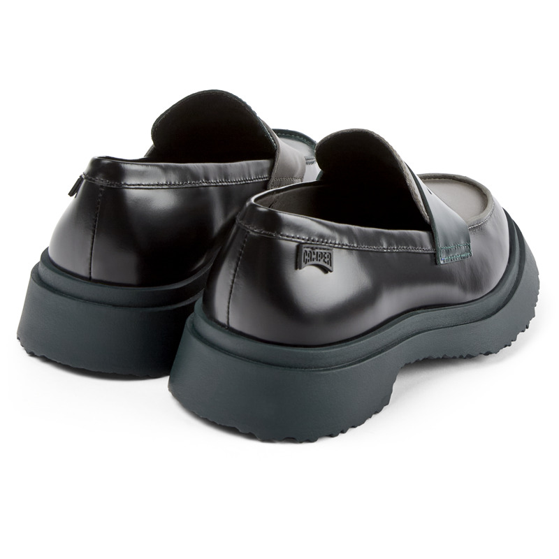 CAMPER Twins - Elegante Schuhe Für Damen - Schwarz,Grau,Grün, Größe 39, Glattleder